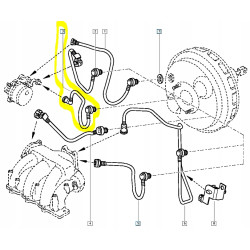 Przewód wlotu powietrza Espace IV OE 8200016223