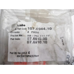 Klocki hamulcowe tył Renault Safrane OE 6025308186