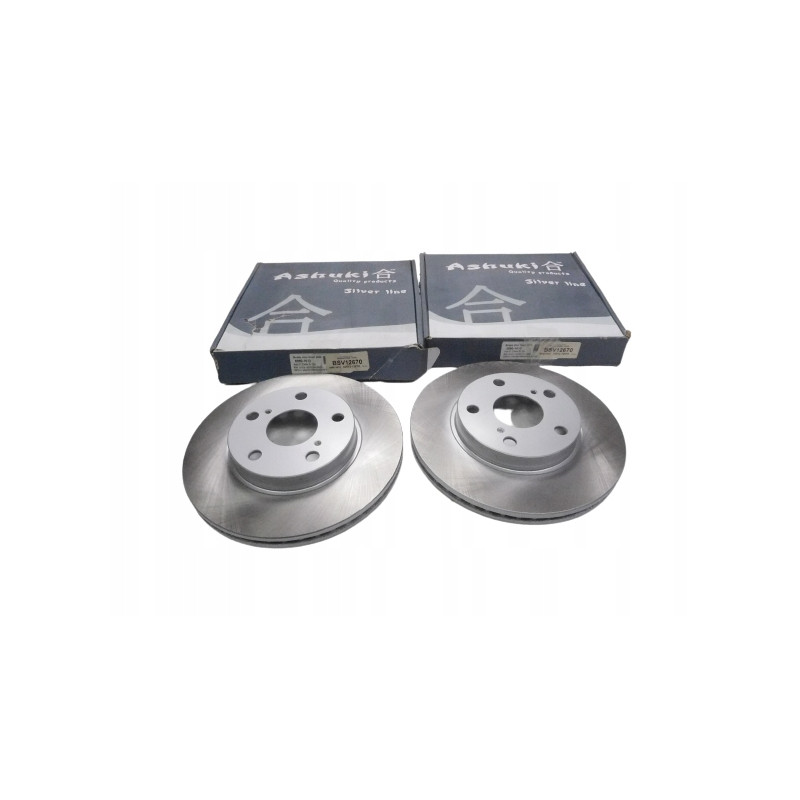 TARCZE PRZÓD TOYOTA ASHUKI Corolla 2007 ON 43512-12670 274MM