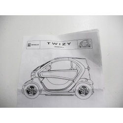 Naklejki koła Renault Twizy OE 8201303736