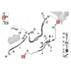 PIERŚCIEŃ USZCZELKA KOMPRESORA BMW F20 64539284019