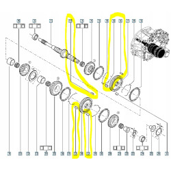 SYNC LOCK skrzyni Renault Megane II OE 8200143379