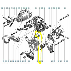 Tuleja alternatora Renault R19 OE 7705001356