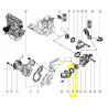 Uszczelka pompy wody Renault Megane III 7701040924