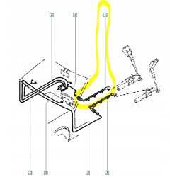 Przewód pasa bezpiecz. Renault Safrane 7700849323