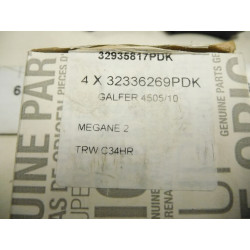 Zestaw klocków hamulcowych tył Renault 440607960R