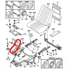 Wspornik mechanizm fotela CITROEN C15 96011824