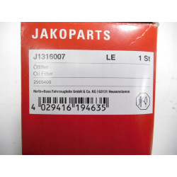 Filtr oleju Herth+Buss Jakoparts J1316007