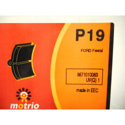 KLOCKI HAMULCOWE FORD FIESTA 8671010063