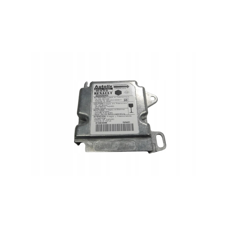 Moduł sensor airbag Renault Kangoo I OE 8200098402
