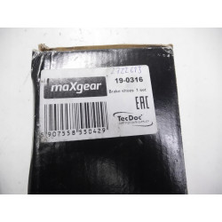 Maxgear 19-0316 Zestaw szczęk hamulcowych