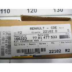 ROLKI PASKA ROZRZĄDU CLIO DACIA 7701477533
