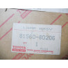 LAMPA LEWY TYŁ TOYOTA CORONA 83-87 81560-80206