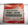KLOCKI HAMULCOWE PRZÓD TOYOTA HIGHLANDER LEXUS RX 04465-48090
