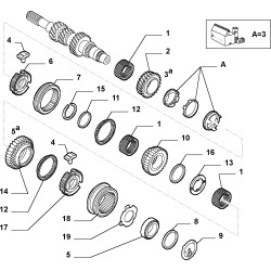 SYNCHRONIZATOR ALFA ROMEO 147 156 IDEA LYBRA STILO