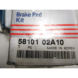 Klocki hamulcowe PRZÓD HYUNDAI ATOS 58101-02A10
