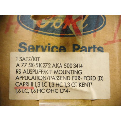 ZESTAW NAPRAWCZY ZAWIESZENIA TŁUMIKA FORD CAPRI II