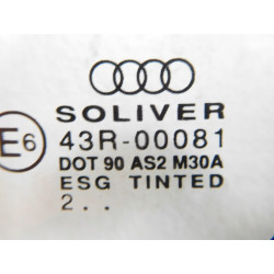 Szyba drzwi lewych tylnych AUDI A6 4B9845205B