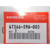 Taśma zaciemniająca lewa HONDA 67366-S9A-003