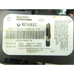 Poduszka powietrzna fotel prawy RENAULT 8200371819