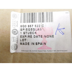 Wkład szkło lusterka FORD SEAT VW 7M0857521E