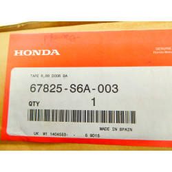 Listwa drzwi tylnych prawych HONDA 67825-S6A-003