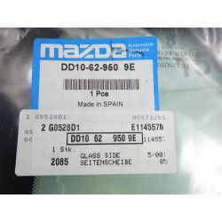 Szyba boczna MAZDA DD10-62-9509E