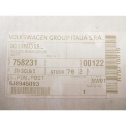 LAMPA LEWY TYŁ SEAT IBIZA 08-12 6J8945093