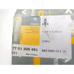 KLOCKI HAMULCOWE TYŁ RENAULT LAGUNA II SCENIC I