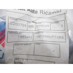 Przełącznik podgrzewania szyby FIAT PANDA 7555491