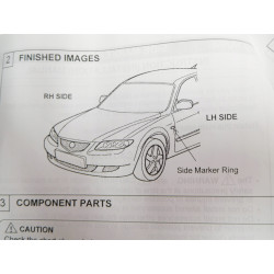 NAKŁAD. OBWÓDKI KIERUNKOWSKAZÓW MAZDA G22B-V3-770F