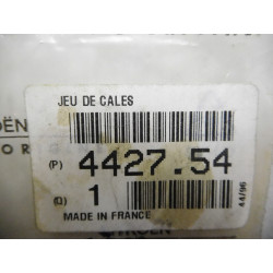 PODKŁADKI POD KLOCKI HAMULCOWE PEUGEOT 205 4427.54