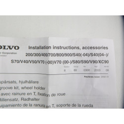 UCHWYT MOTYLKI MOCOWANIA ROWERU VOLVO 8624353