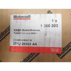 KLOCKI HAMULCOWE FORD TRANSIT CONNECT -13 1360303