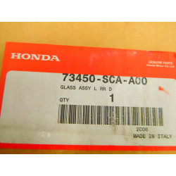 SZYBA LEWY TYŁ HONDA CR-V 73450-SCA-A00