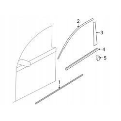NAKLEJKA DRZWI PRAWY PRZÓD MAZDA 3 04-09