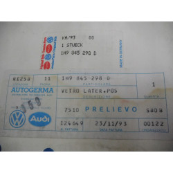 SZYBA PRAWY TYŁ VW GOLF III VARIANT 1H9845298D