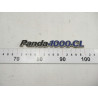 Emblemat "Panda 1000 CL" FIAT 7593848