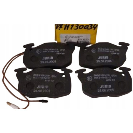 KLOCKI HAMULCOWE PRZÓD PEUGEOT 106 I 571332D