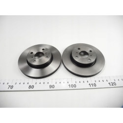 Tarcza hamulcowa PRZÓD TOYOTA IQ 0990-7612