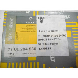 KLOCKI HAMULCOWE PRZÓD RENAULT 11 18 7701204530