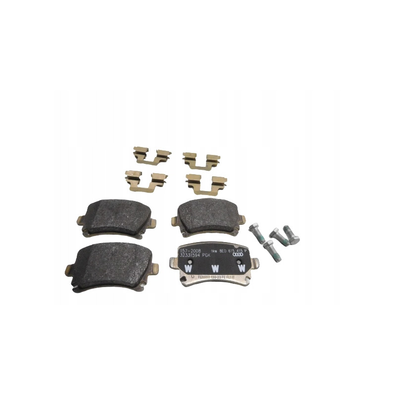 AUDI ORYGINALNE KLOCKI HAMULCOWE PRZÓD 8E0698451J