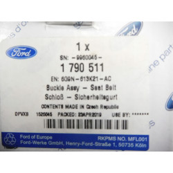 KLAMRA PASA BEZPIECZEŃSTWA TYŁ FORD FOCUS 1790511