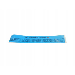 Nalepka informacyjna AIRBAG RENAULT 7701040153