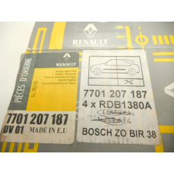 Klocki hamulcowe Renault Kangoo 7701207187