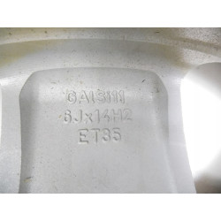 Koło 14" 6Jx14 Et 35 PUNTO PANDA 46837080