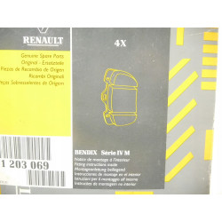 Klocki hamulcowe przód Renault 21 7701203069