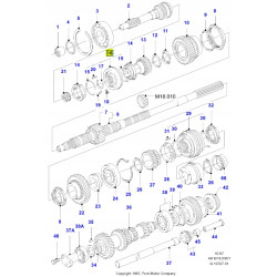 Zespół synchronizatora - 3. i 4. bieg Ford Sierra OE 6160892