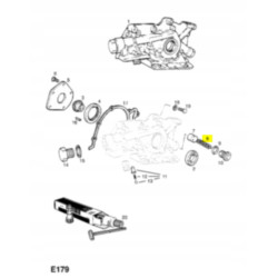 SPRĘŻYNA, ZAWÓR BEZPIECZEŃSTWA, POMPA OLEJOWA OPEL ASTRA-F 646868 90180610