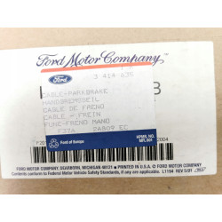 Linka hamulca ręcznego tylna lewa FORD Explorer 1992-2000 (EX) OE 3414635